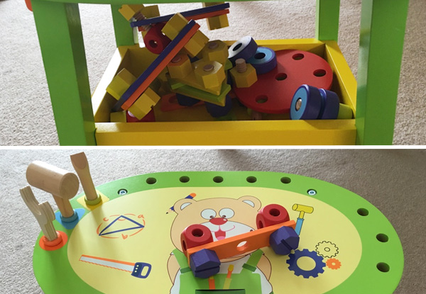 $45 for a Kid's Wooden Bear Workbench