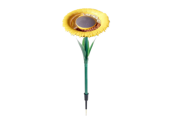 Outdoor Sunflower Standing Bird Feeder - Option for Two-Pack