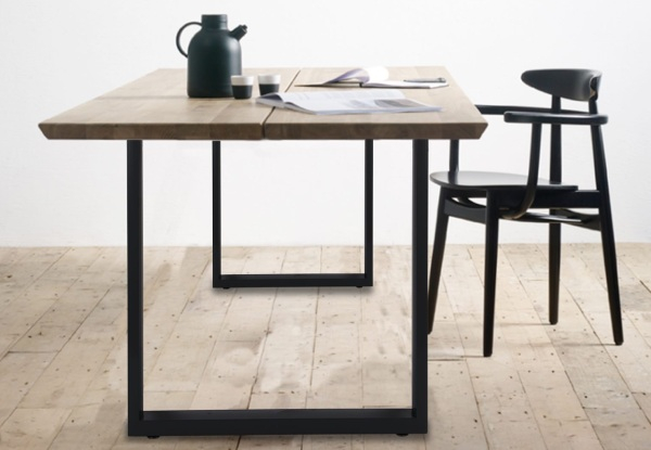Two-Pieces 72cm Steel Square Table Legs