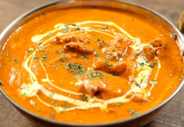$11 for a Dine-In or Takeaway Butter Chicken Curry, Rice & Naan (value up to $19.50)