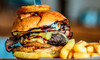 Any Two Burgers with Fries
