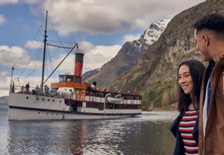 TSS Earnslaw Cruise on Lake Wakatipu, Queenstown & Walter Peak High Country Farm Tour with Afternoon Tea for One Adult - Child & Family Options Available or Family Queenstown Jet Combo