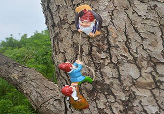 Climbing Gnomes Tree Decor