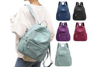 Small Nylon Backpack - Five Colours Available