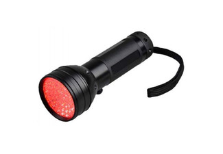 Portable Red Light Flashlight