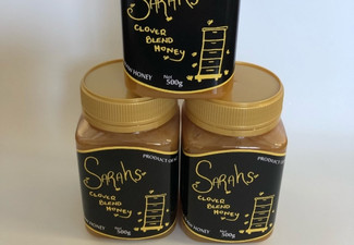 Sarahs Clover Blend Honey 500gm Three-Pack