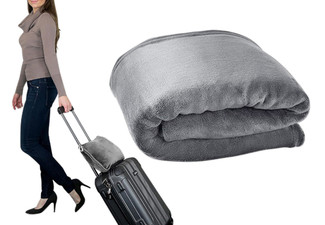 Foldable Travel Blanket - Available in Three Colours