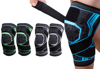 Pair of Knee Brace with Adjustable Strap - Available in Five Sizes