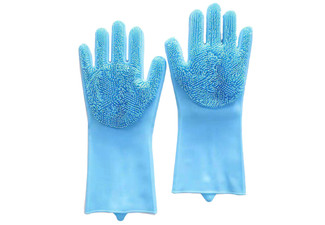 Multifunctional Silicone Cleaning Gloves - Five Colours Available