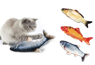 Moving Fish Cat Toy - Three Styles Available & Option for Two