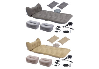 Honeycomb Inflatable Car Mattress - Two Colours Available