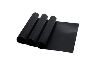 Three-Pack of Non-Stick BBQ Mats - Option for Six-Pack