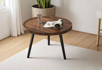 Round 50cm Coffee Table - Three Colours Available