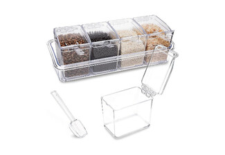 Four-Piece Kitchen Seasoning Spice Container