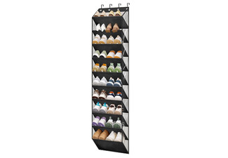 10-Tier Over the Door Shoe Organiser Storage