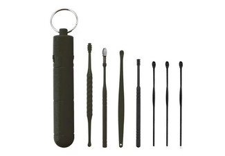 Two-Sets of Seven-Piece Ear Wax Cleaning Tools - Option for Four-Sets