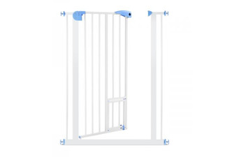 Safety Gate Fence with Adjustable Door