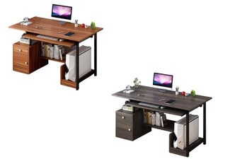 Wooden Computer Work Station Desk - Two Colours Available
