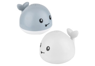 Whale Water Sprinkler Bath Toy - Two Colours Available