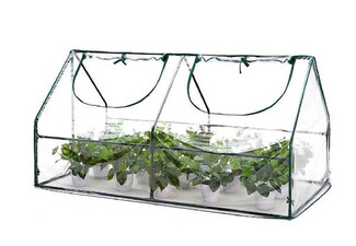 Garden Roll-Up Zipper Door Greenhouse