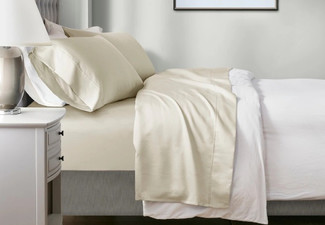 700TC Renee Taylor Tencel Lyocell Fibre & Cotton Sheet Set - Available in Four Colours & Five Sizes