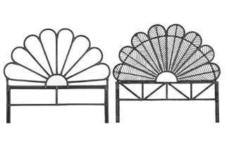 Rattan Headboard Range - Available in Two Styles, Two Colours & Two Sizes