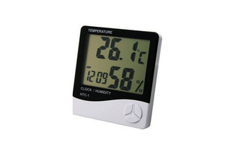 Digital Alarm Clock & Thermometer - Two Pack