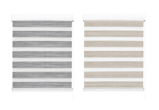 Marlow Blackout Zebra Roller Blind Curtain - Two Colours Available