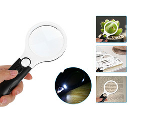 Handheld Magnifying Glass with Light - Two Options Available