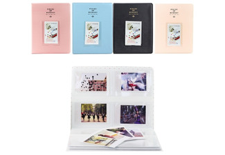 128-Pocket Photo Album - Available in Four Colours & Option for Two-Pack
