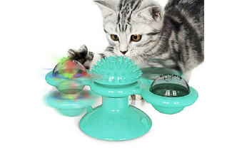 Windmill Cat Interactive Toy - Available in Three Colours