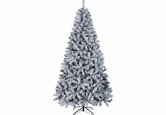 Pre-Order Flocked PVC Christmas Tree - Two Sizes Available