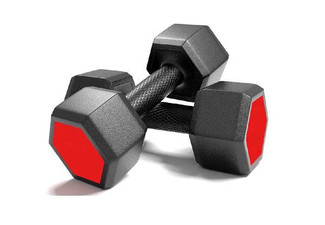 Two-Piece Hexagon Dumbbell Set