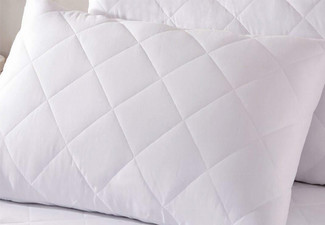 Twin Pack Renee Taylor All Cotton Standard Pillow Protector
