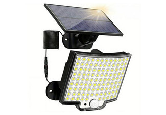 106-LED Outdoor Solar Light - Option for Two-Set