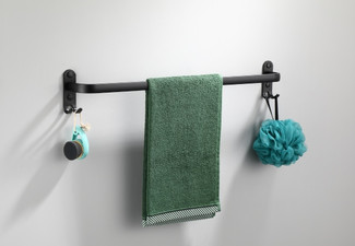 50cm Aluminium Towel Rail - Two Options Available