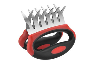 Two-Pack 3-in-1 Stainless Steel BBQ Meat Claws