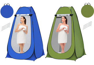 Portable Outdoor Camping Shower Pop-Up Privacy Tent - Two Colours Available