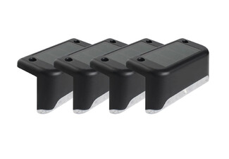 Four-Pack Solar Deck Outdoor Light - Available in Two Colours