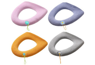 Four-Pack Warm Toilet Seat Covers