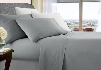 1800TC Delux Ultra Soft Microfibre Fitted Full Sheet Set - Seven Sizes & Seven Colours Available