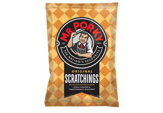 24-Pack Box of Mr Porky Crackle Snacks