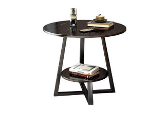 Elegant 60cm Round Coffee Table - Available in Two Colours
