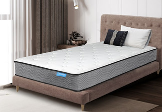 DreamZ 23cm Top Coil Spring Single Mattress Foam Bed Top