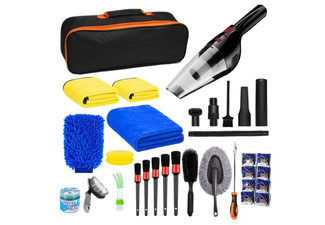 33-Piece Car Wash Portable Cleaning Kit