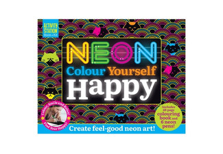 Neon Colour Yourself Happy Colouring Book