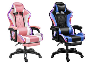 Light Up Gaming Chair - Four Colours Available
