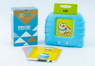 Language Flash Card Reader - Available in Maori or English, Two Colours & Option for Two-Pack