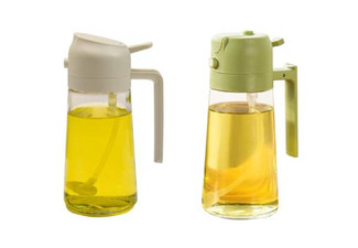 Two-in-One 470ml Oil Dispenser & Sprayer - Two Colours Available