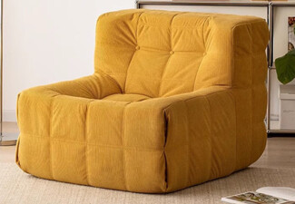 Single Seated Foam Sofa - Available in Three Colours